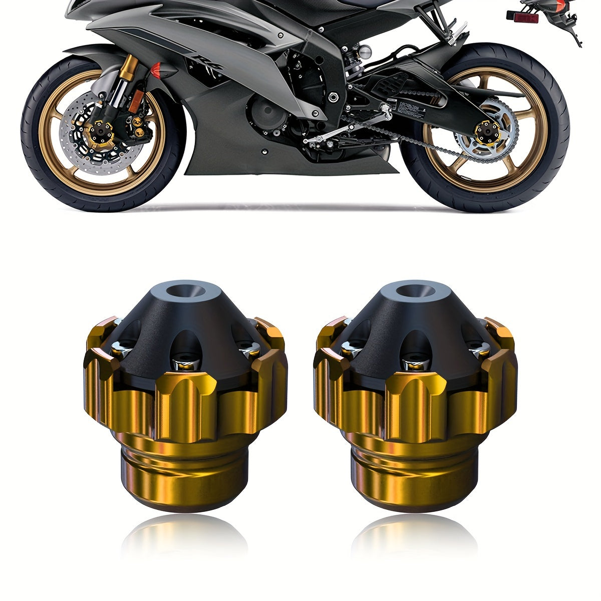 Name: ShockGuard CNC Fork Cup 2pcs Anti-Fall Kit