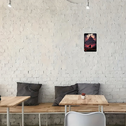 Metal Wall Sign - Castlevania Style