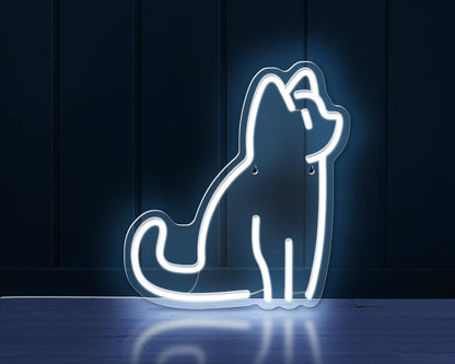 Led Neon Light Glowing Cat Night Light Gift