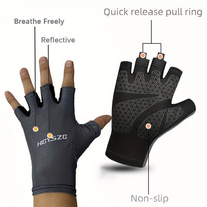 Outdoor Sunscreen Non-slip Anti-ultraviolet Breathable Golves