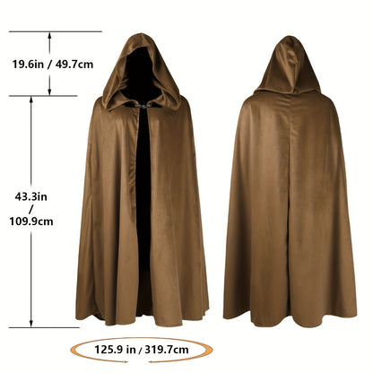 Cloaked Mystique: Unisex Brown Cosplay Cape