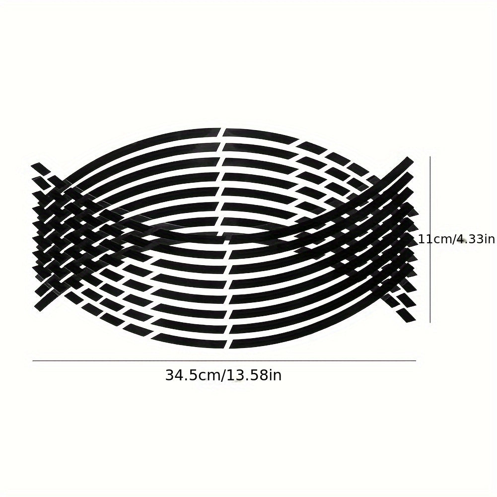 GlowGuard Reflective Tire Sticker Set for Wheels