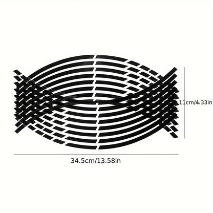 GlowGuard Reflective Tire Sticker Set for Wheels