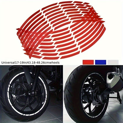 GlowGuard Reflective Tire Sticker Set for Wheels
