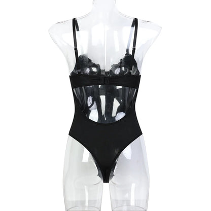 Seductively Yours: Lace Embrace Bodysuit