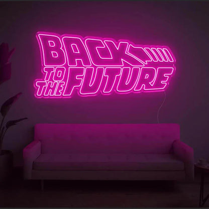 Back To The Future Neon Sign