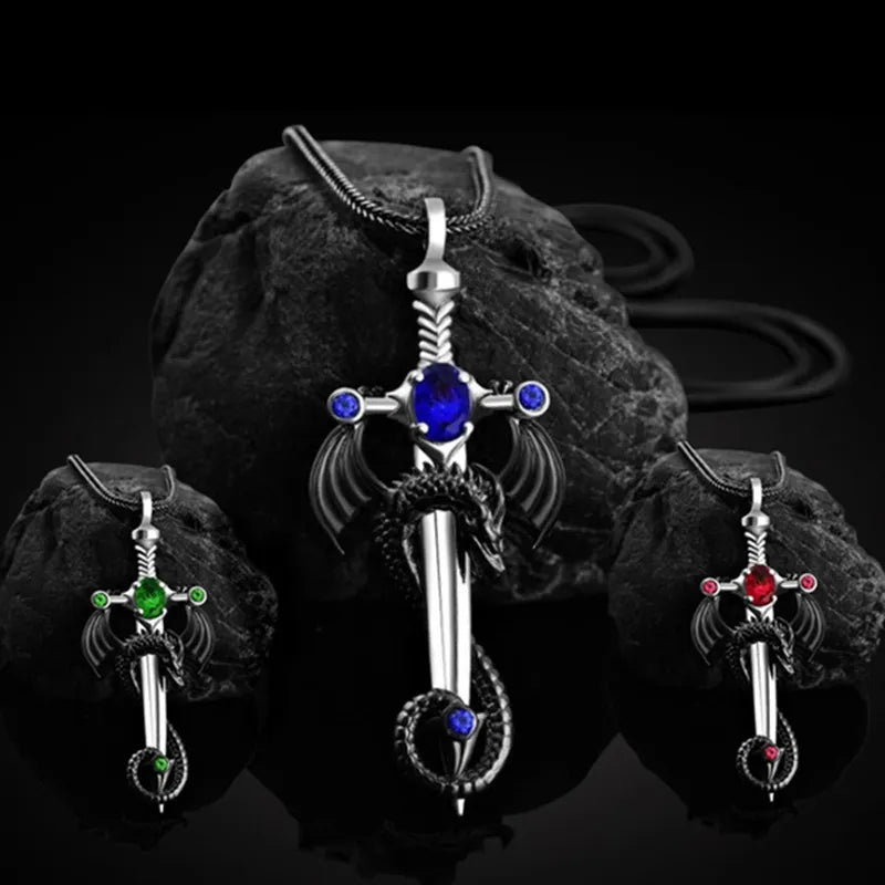 Silver Plate Sword Pendant