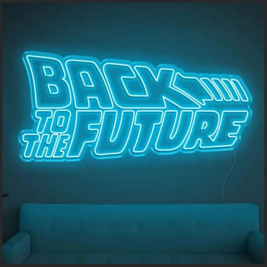 Back To The Future Neon Sign