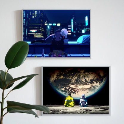NeonGlow: Anime Cyberpunk LED Photo Light Frame