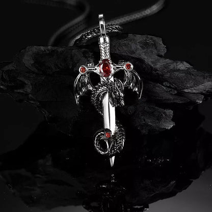 Silver Plate Sword Pendant