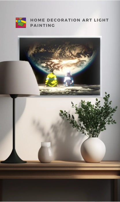 NeonGlow: Anime Cyberpunk LED Photo Light Frame