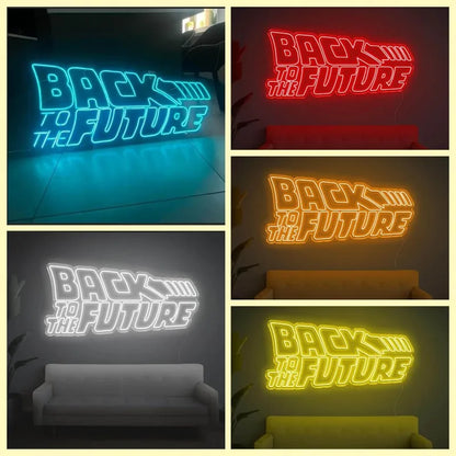 Back To The Future Neon Sign