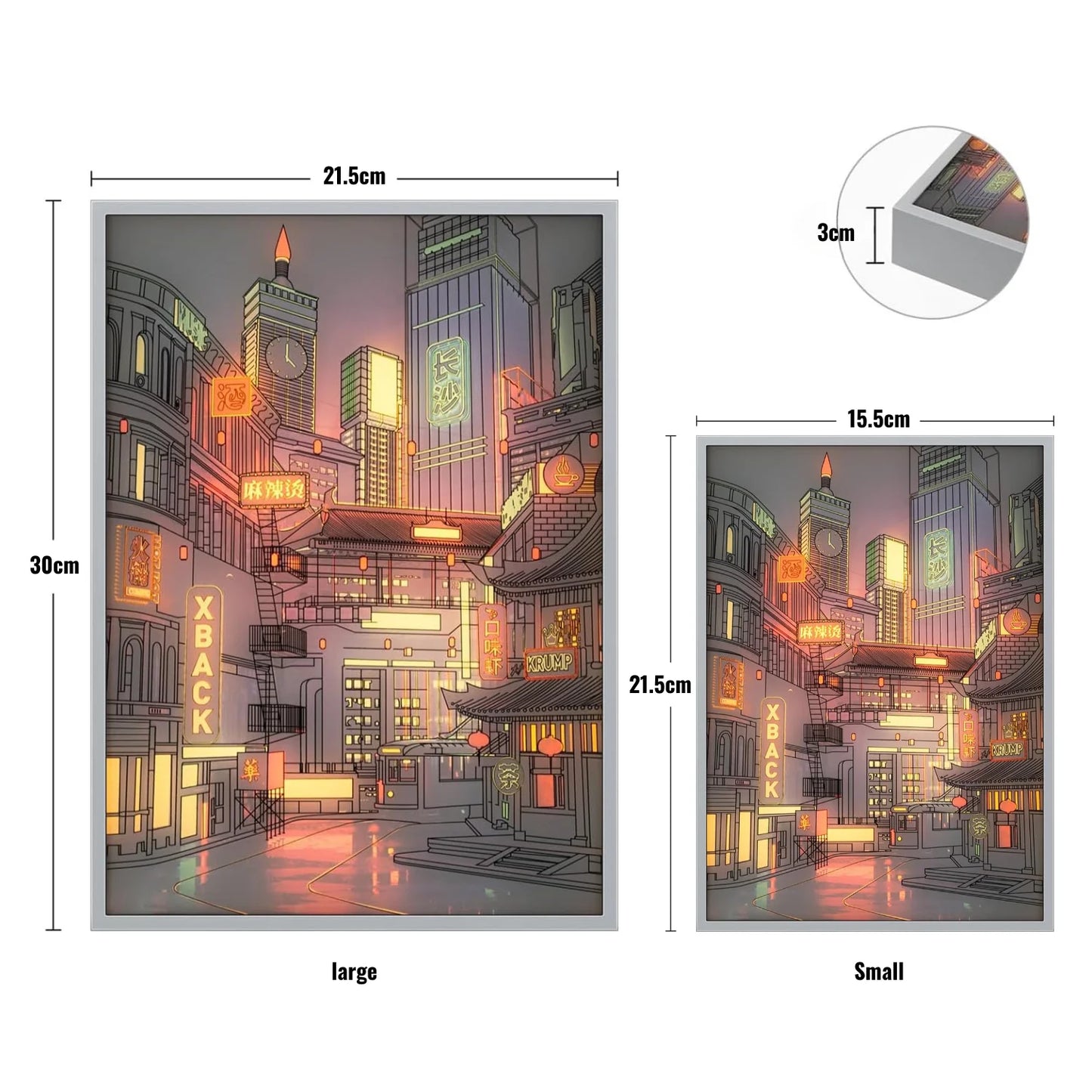Anime LED Beautiful city night