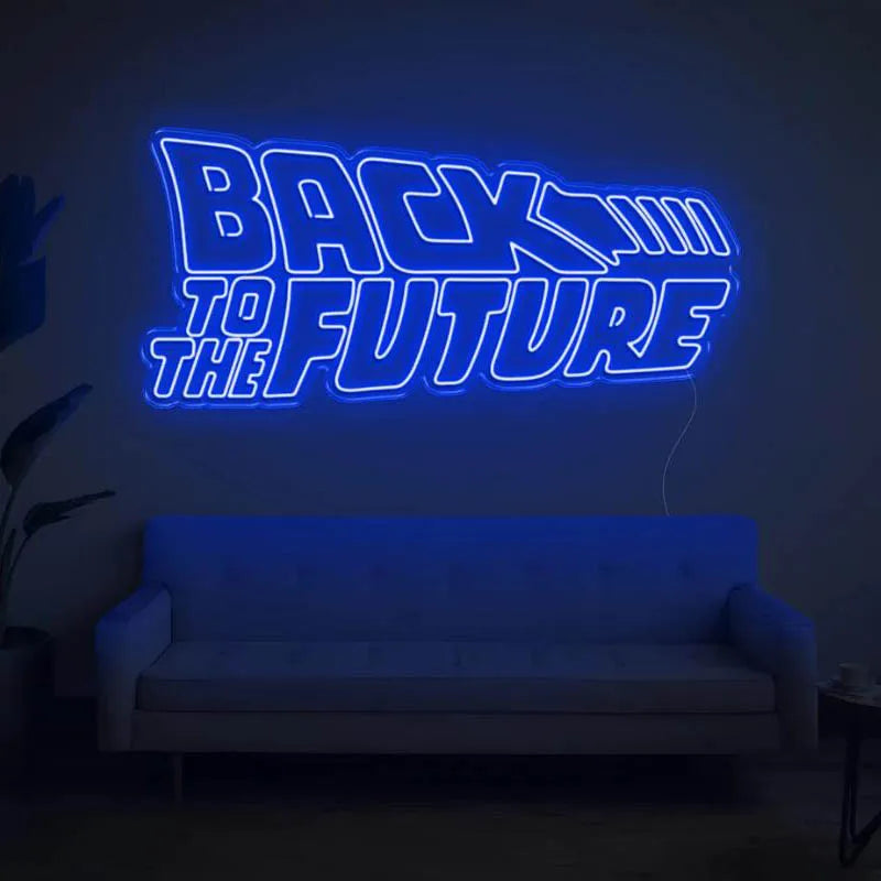 Back To The Future Neon Sign