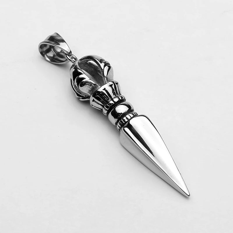 Punk Style Spearhead Design Pendants Necklace