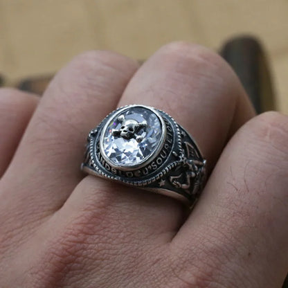 silver retro Thai ring