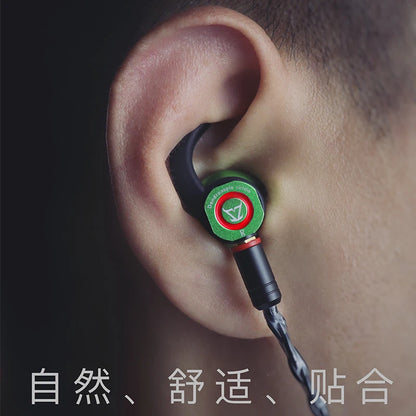 Dynamic Physical Frequency Division Metal Earphone