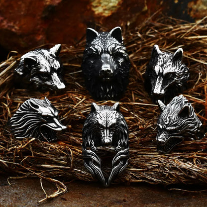 Wolf ring Dark vintage