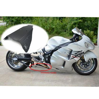Suzuki GSX1300R Blue LED Clutch Cover - See-Through