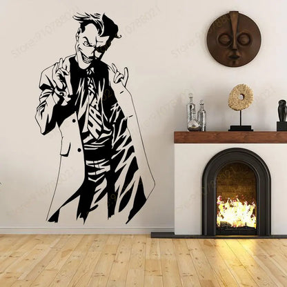 Joker Decal: Vibrant Vinyl Wall Art for Rooms