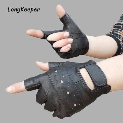 Longkeeper Men Genuine Leather Gloves