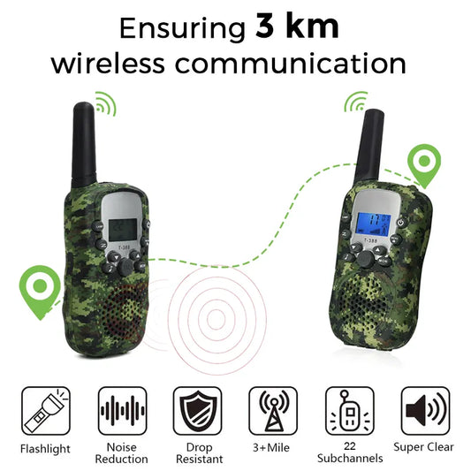 3KM Mini Talkie Walkie Toys Gifts