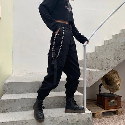Cargo Pants Women Elastic