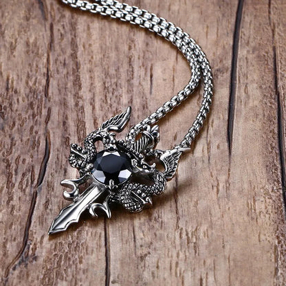 Necklace Vintage Punk Animal Bike Jewelry