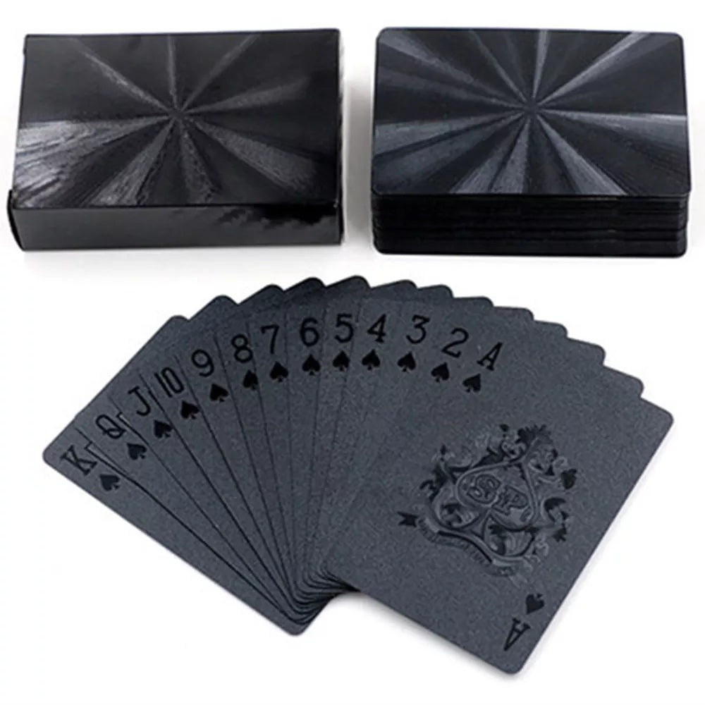 Black Playing Cards Poker Game Japanese Building Black Diamond