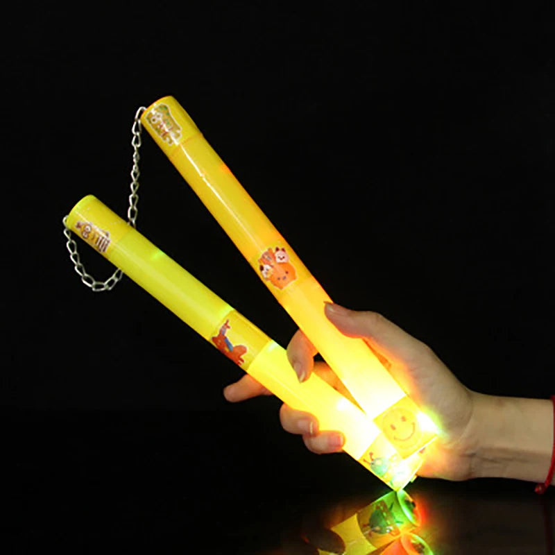 Nunchaku Creative Illuminated Toy Folding