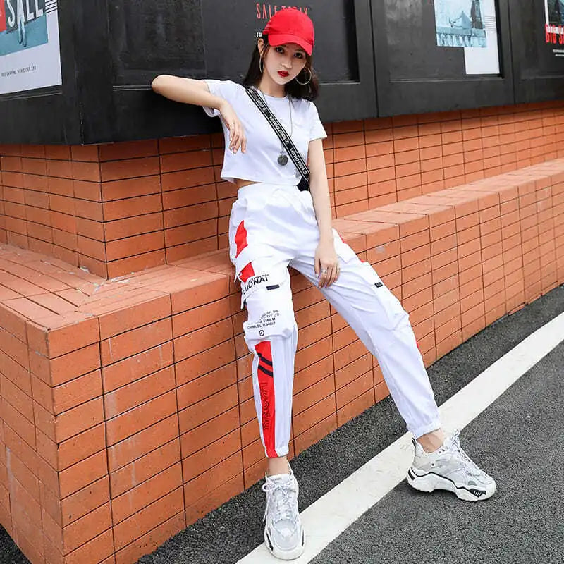 Women's Joggers Casual Sports Sweatpants Trousers Black