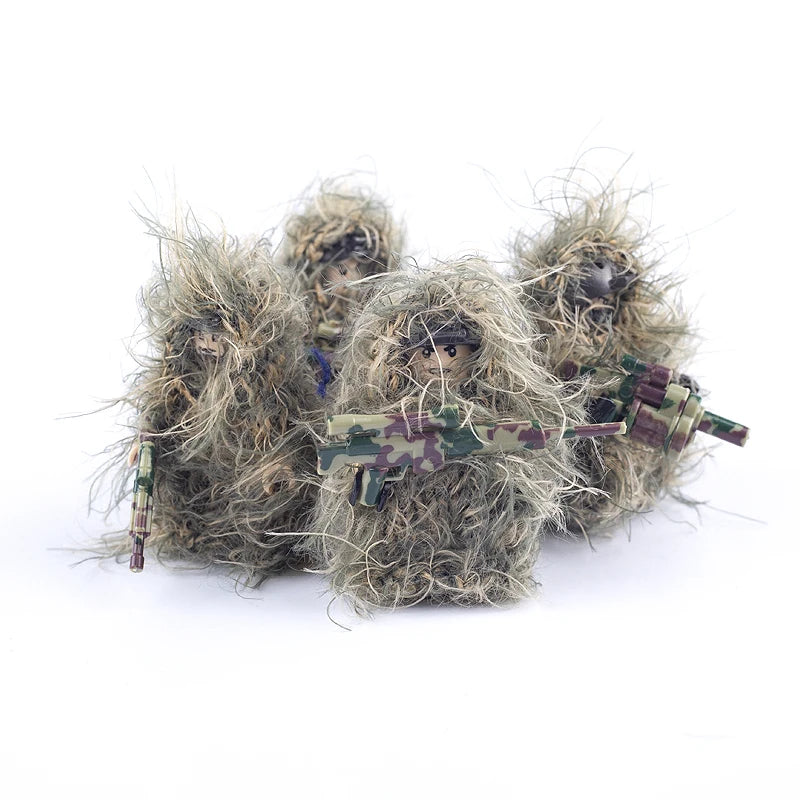 WW2 Military Ghillie Suit Building Blocks