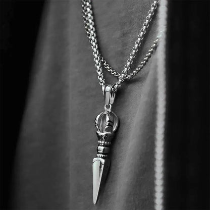 Punk Style Spearhead Design Pendants Necklace