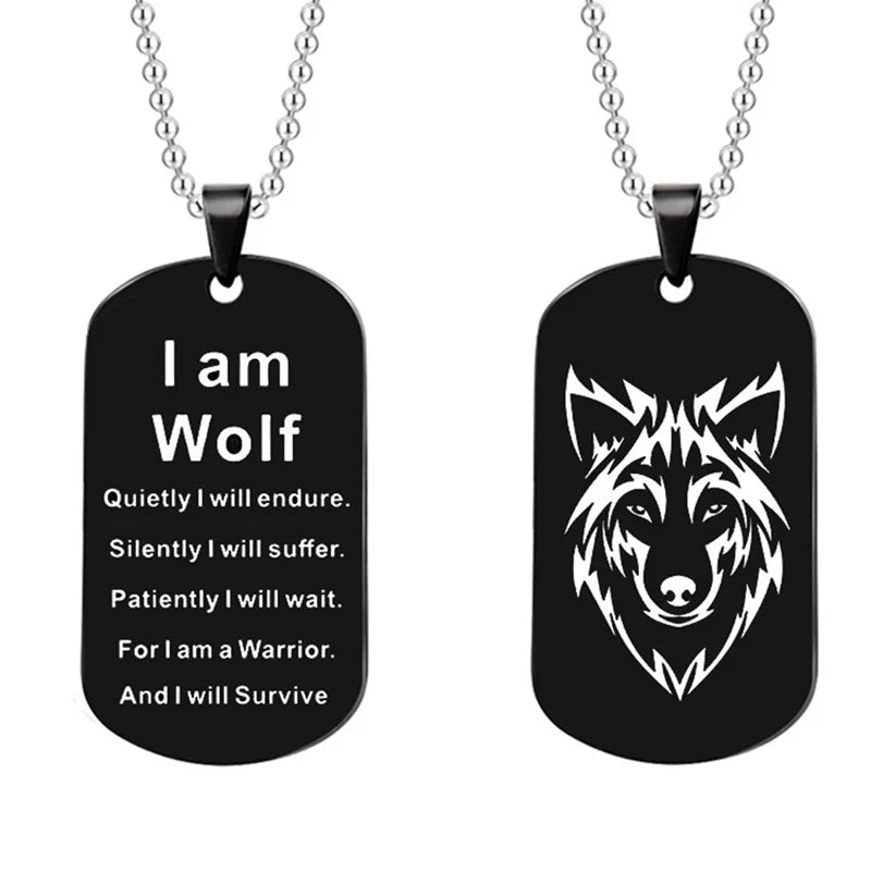 Fashion Wolf Pendant Necklace