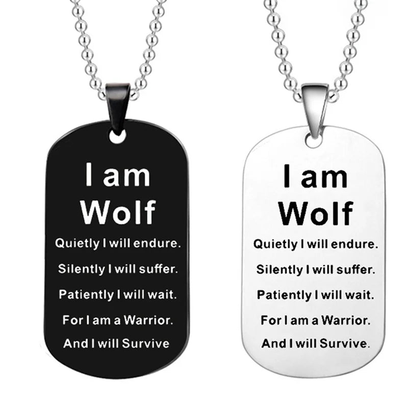 Fashion Wolf Pendant Necklace