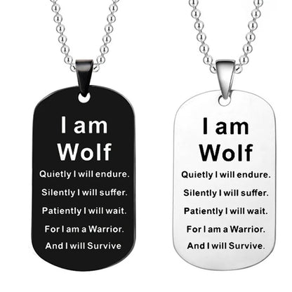 Fashion Wolf Pendant Necklace