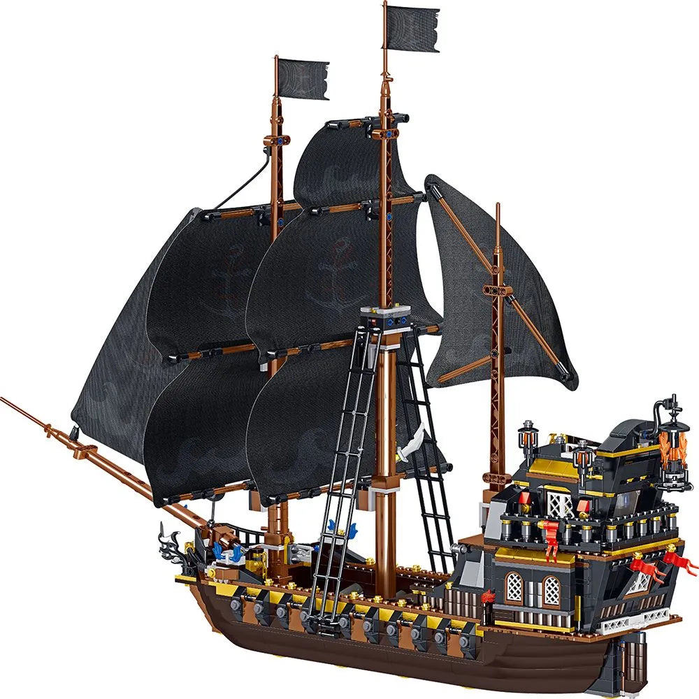 Kids Toys Ship Pirate Model