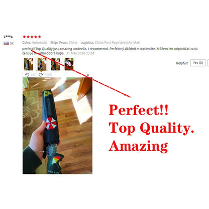 LIKE RAIN Anime Foldable Windproof Umbrella