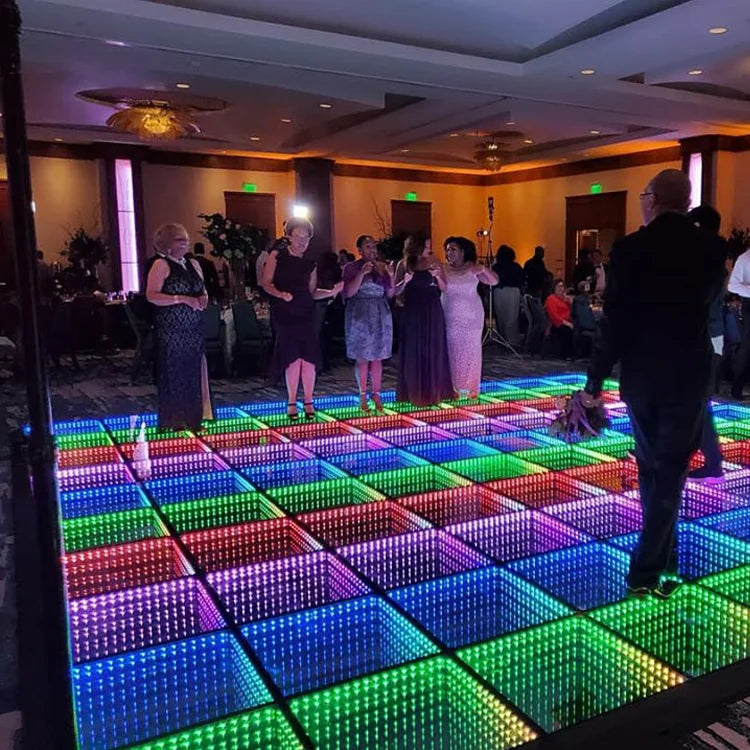 3D infinity Mirror Led Dance Floor for DJ party events