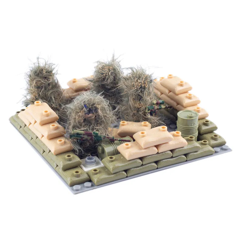 WW2 Military Ghillie Suit Building Blocks