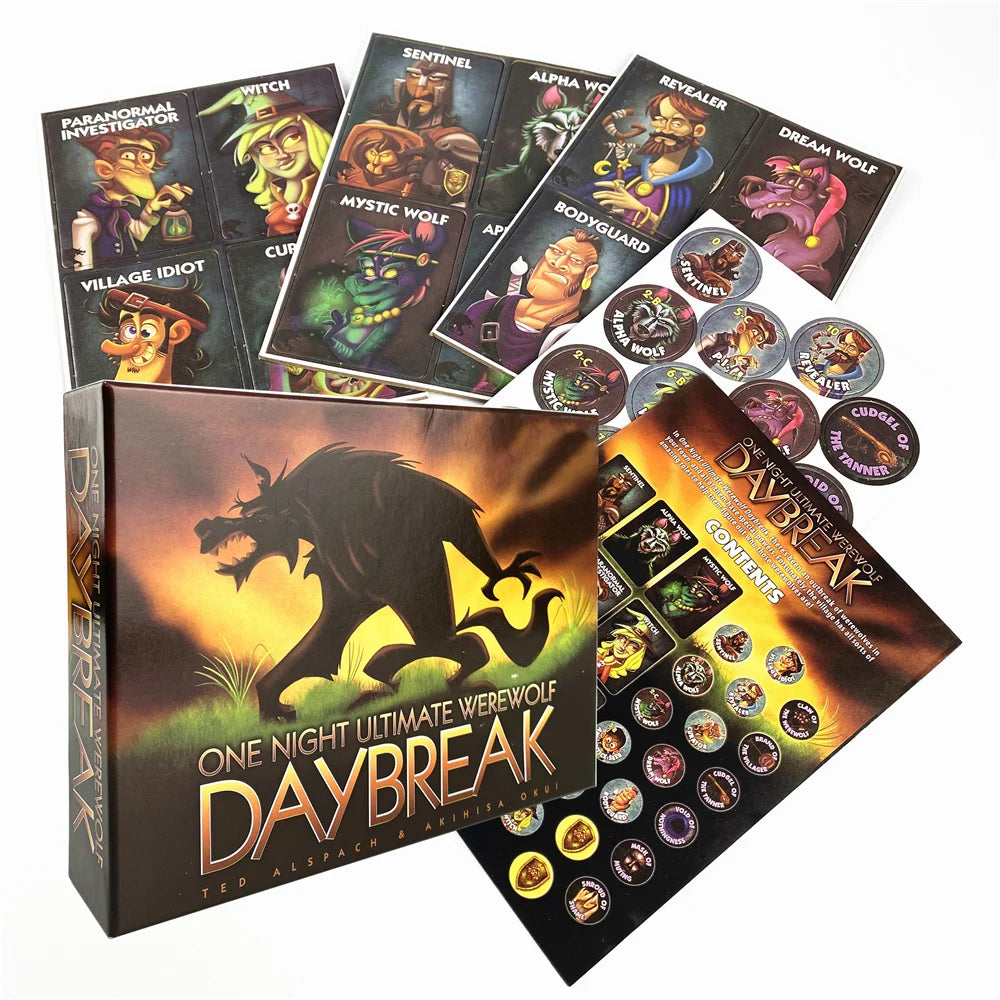 One Night Ultimate Werewolf Cards Collection Board Game