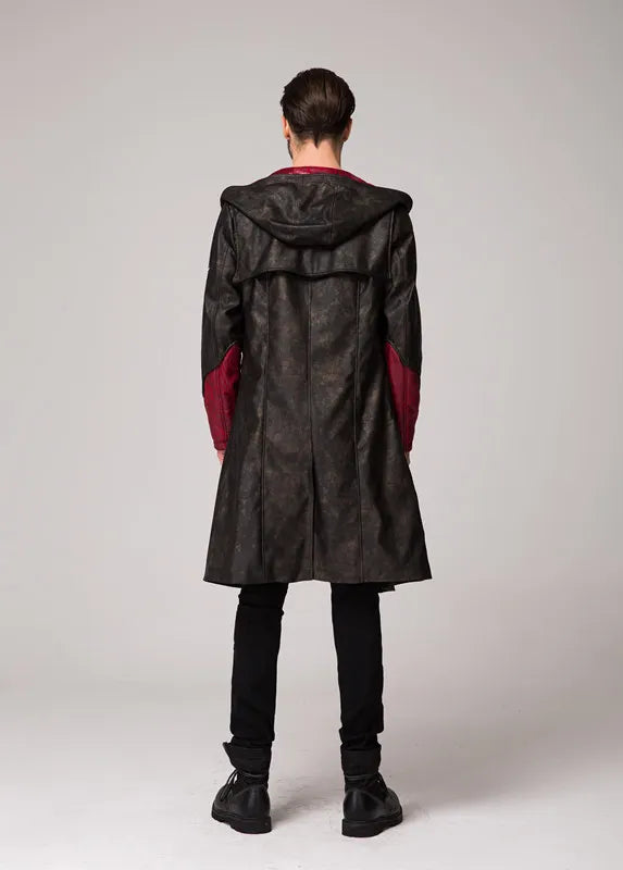 DMC Dante Costume Leather Trench Long  Jacket