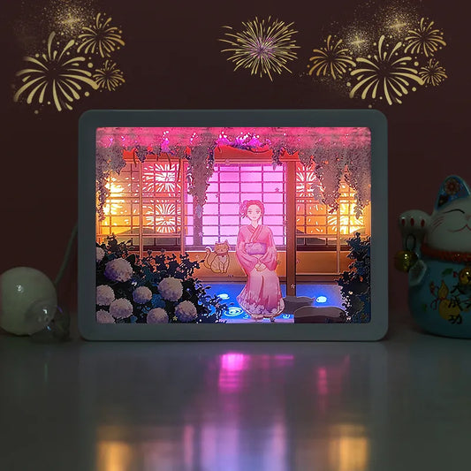 Shadow Box Frame Led String 3D Lights