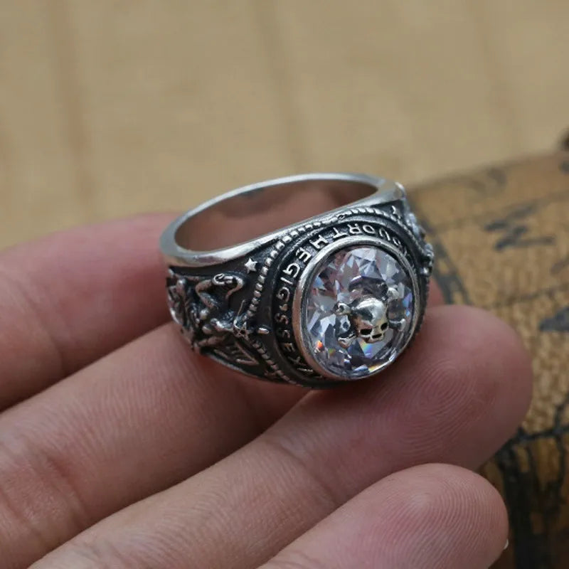 silver retro Thai ring