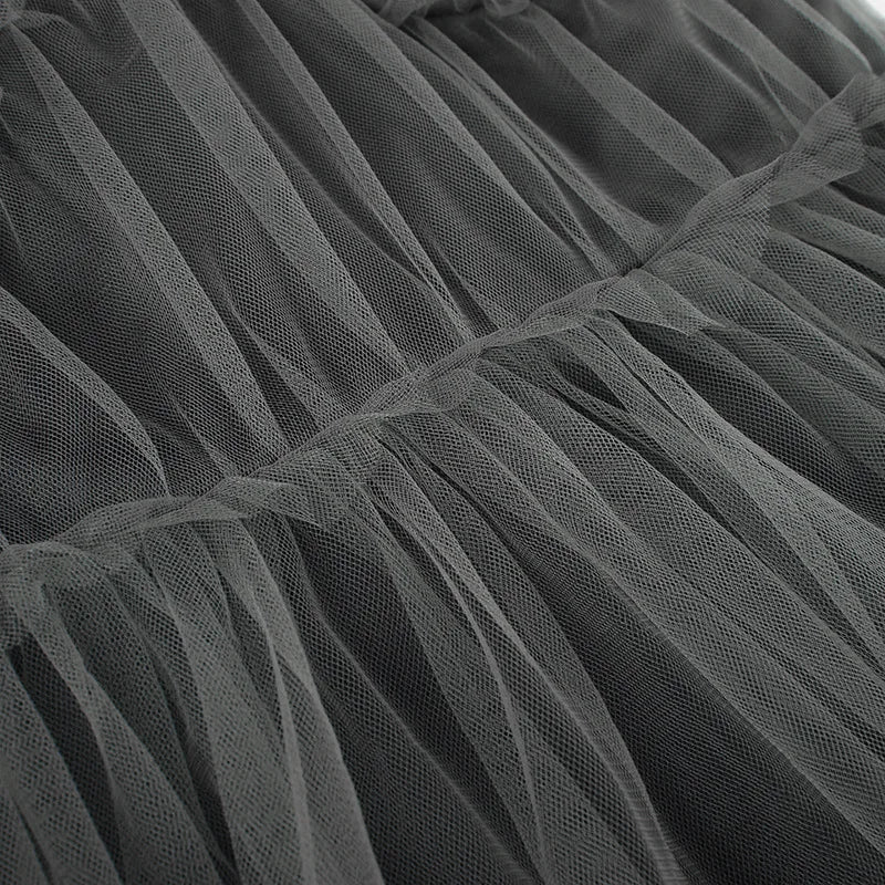 Glam Mesh Lace-Up Party Dress