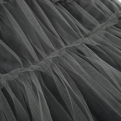 Glam Mesh Lace-Up Party Dress