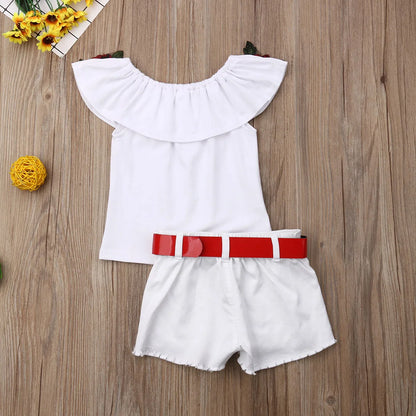 1-7 Years Infant Kid Baby Girls Outfits Sets