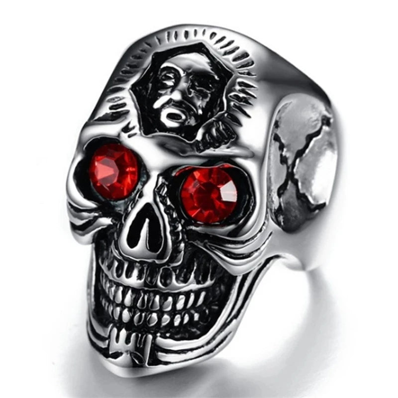 Skull Punk Rings