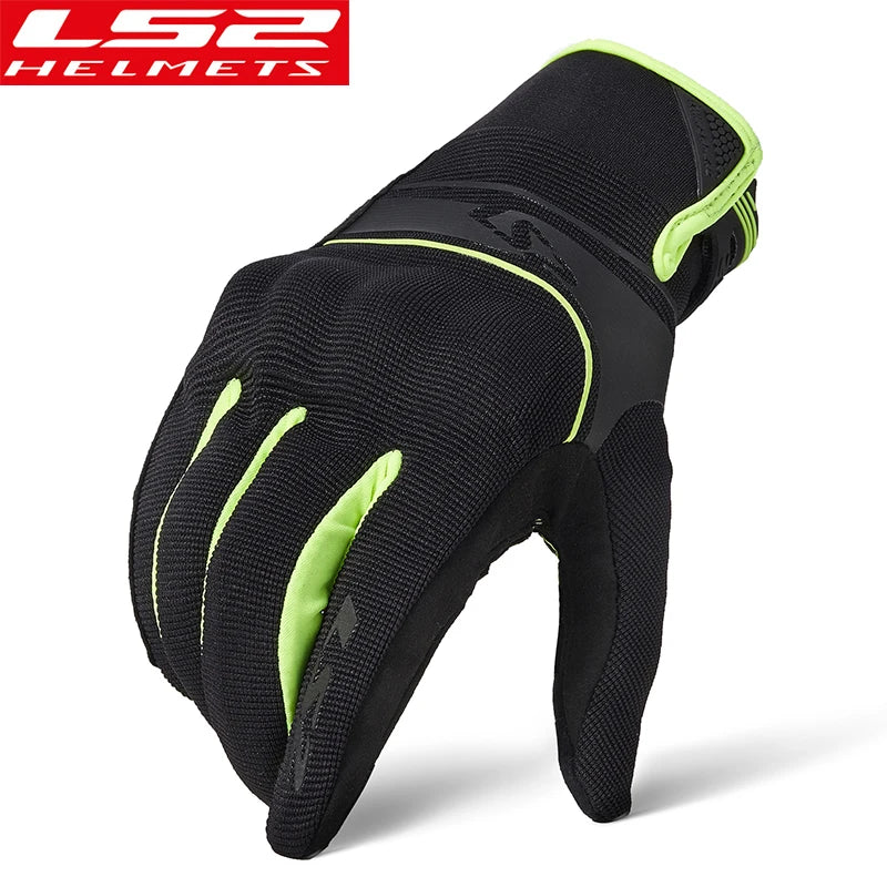LS2 Touch Xtreme: Unisex Riding Gloves, Full Finger