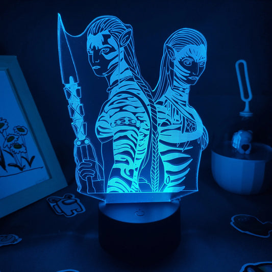 Avatar Lamp Figure 3D LED RGB Night Lights